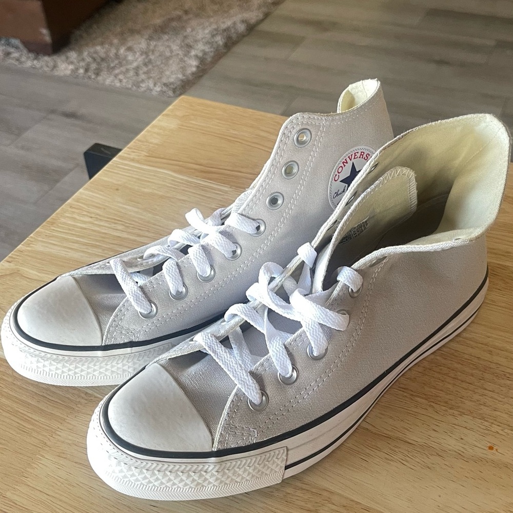 Converse White High-Top Sneakers